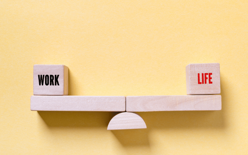 Work life balance illustration